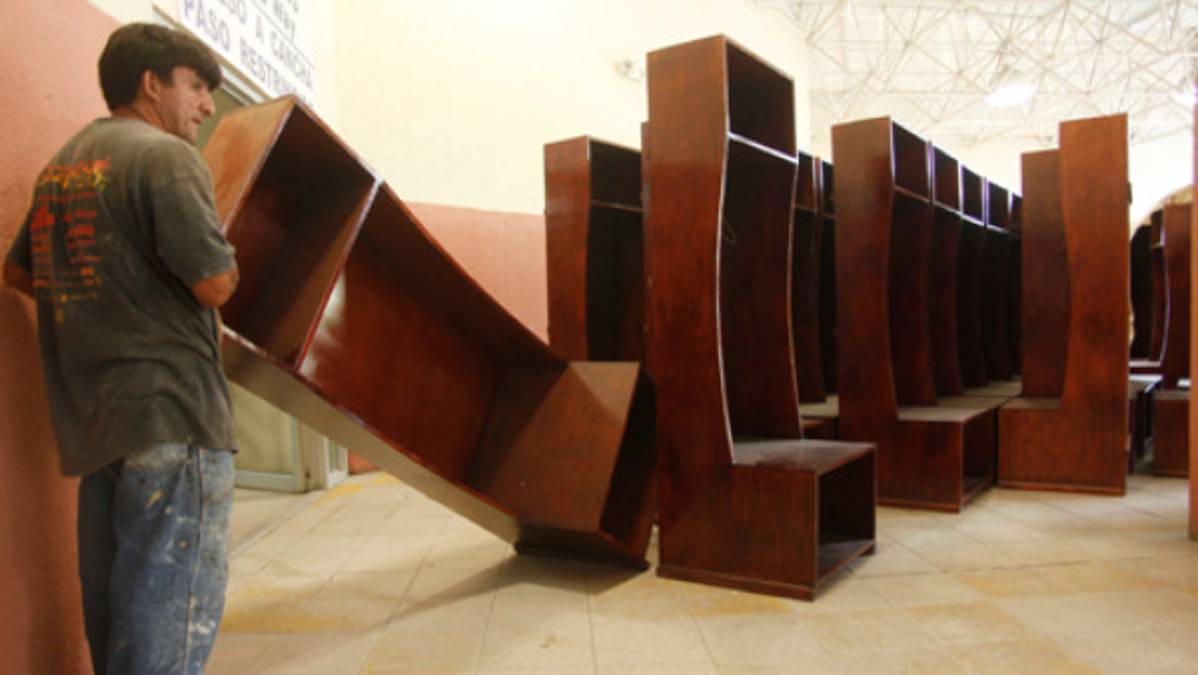 Casi listos los camerinos del Olímpico