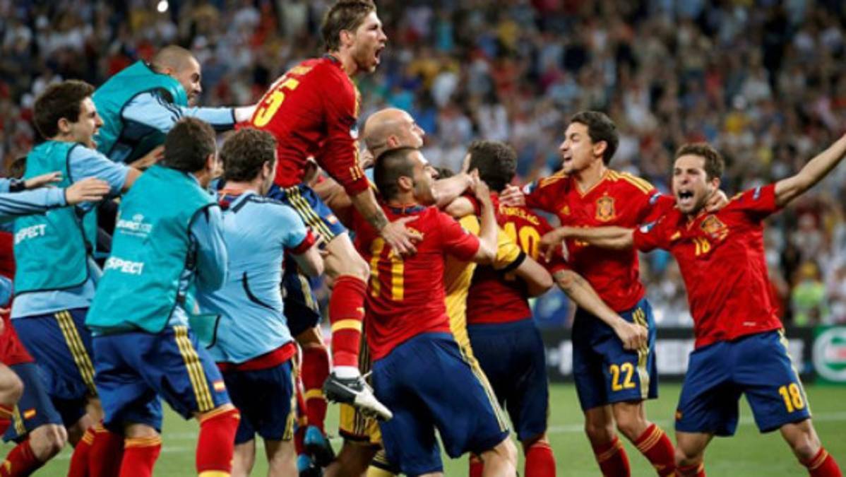 España, primer finalista de la Eurocopa