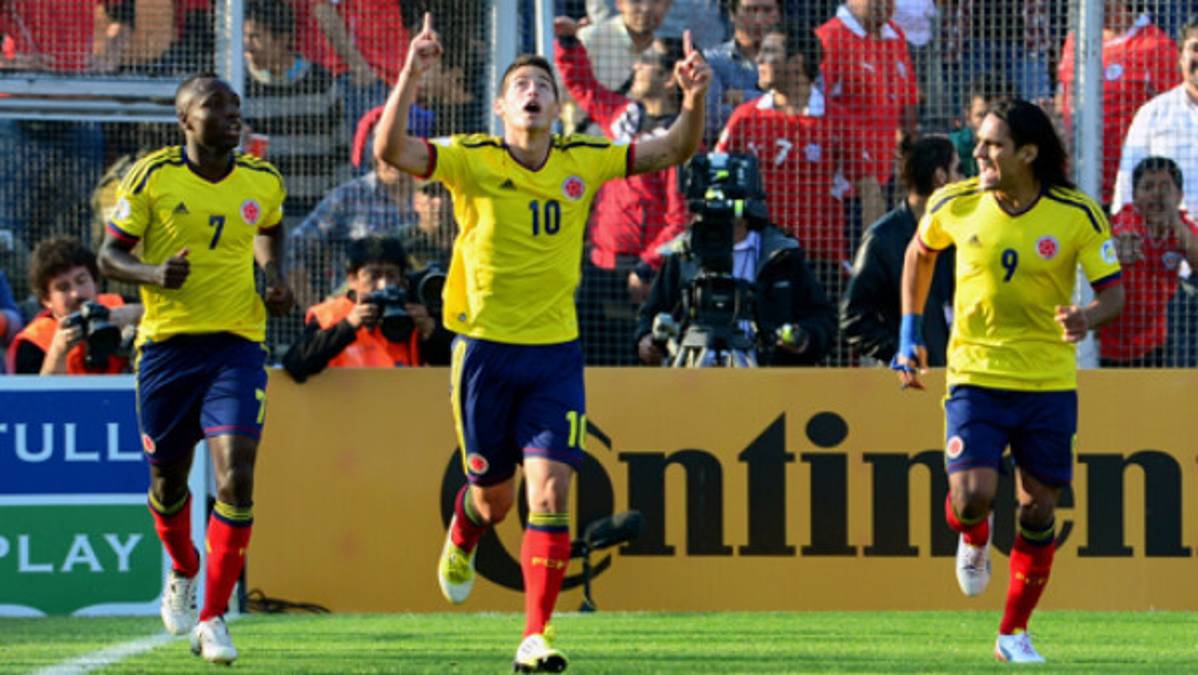 Colombia le gana a Chile y se mete a la pelea por la clasificación