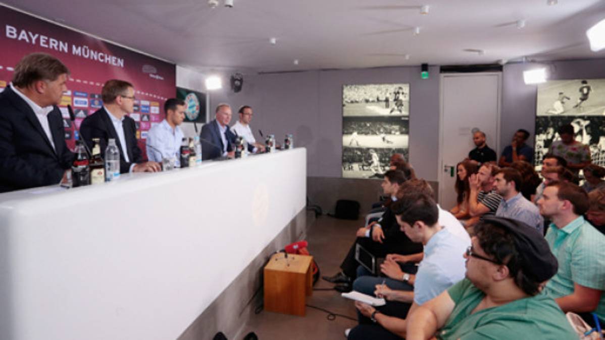 Thiago Alcántara, presentado como jugador del Bayern Munich