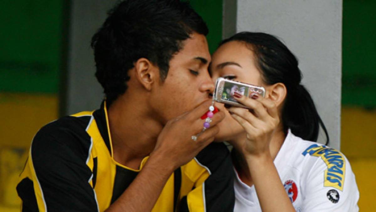 El ambiente de la final en el Morazán