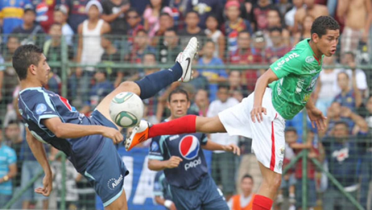 Amado frena al Marathón con un golazo