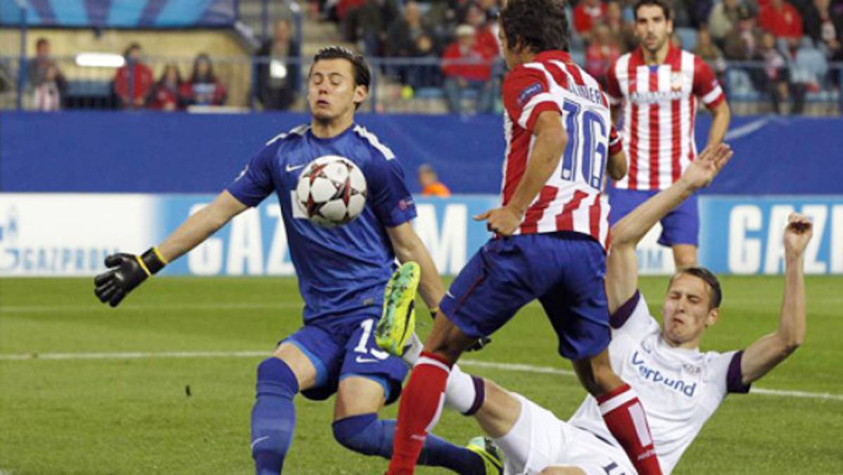 Atlético golea al Austria Viena y avanza a octavos de Champions