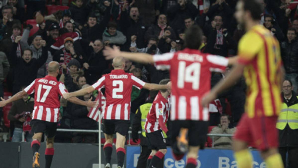 Barcelona dejó su invicto en San Mamés