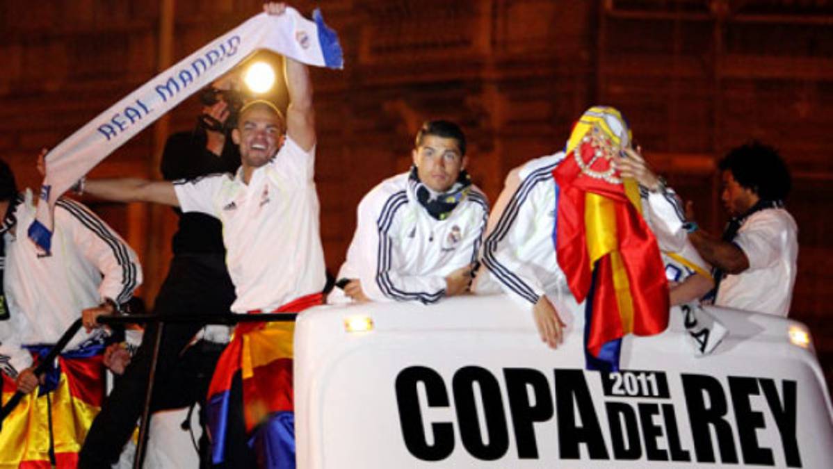 El bus del Real Madrid aplasta la Copa del Rey