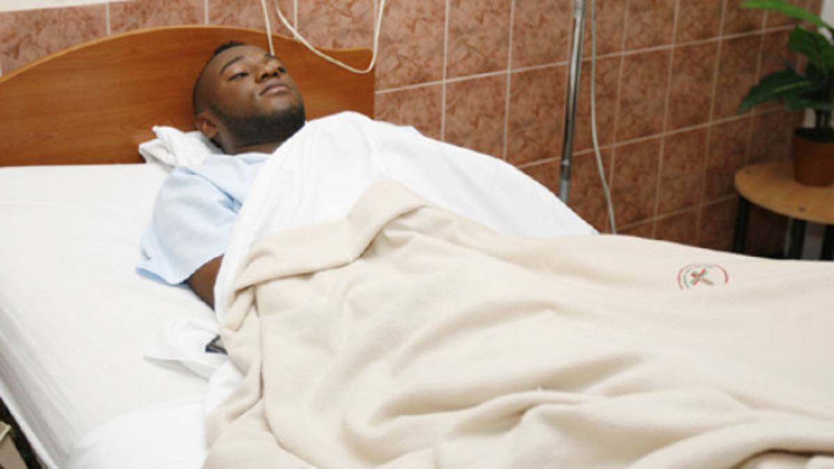 Se accidenta Christian Martínez, jugador de Real España