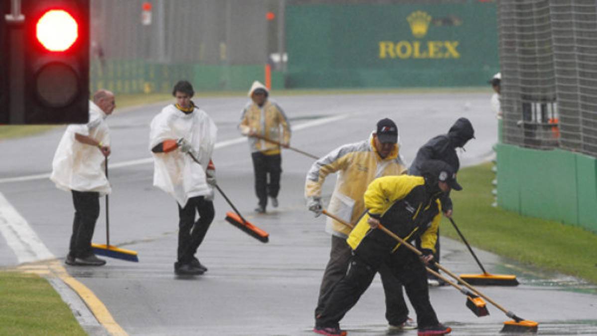 Fuerte lluvia interrumpe la calificación del mundial de Fórmula 1
