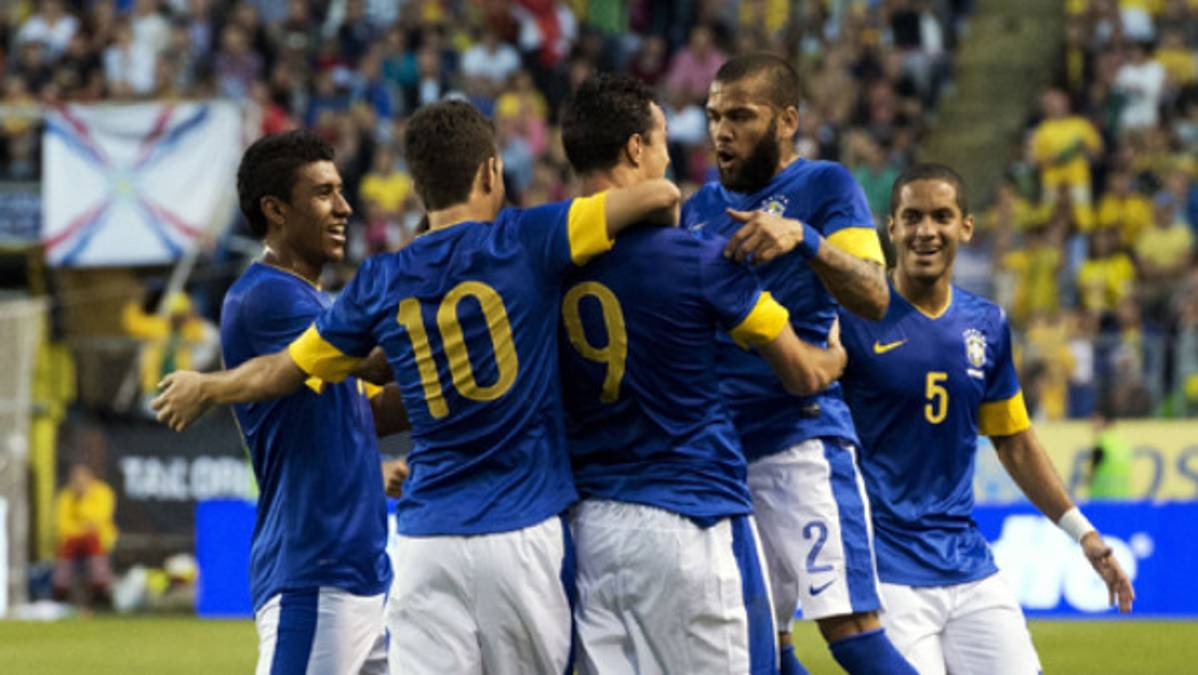 En juego histórico, Brasil goleó a Suecia
