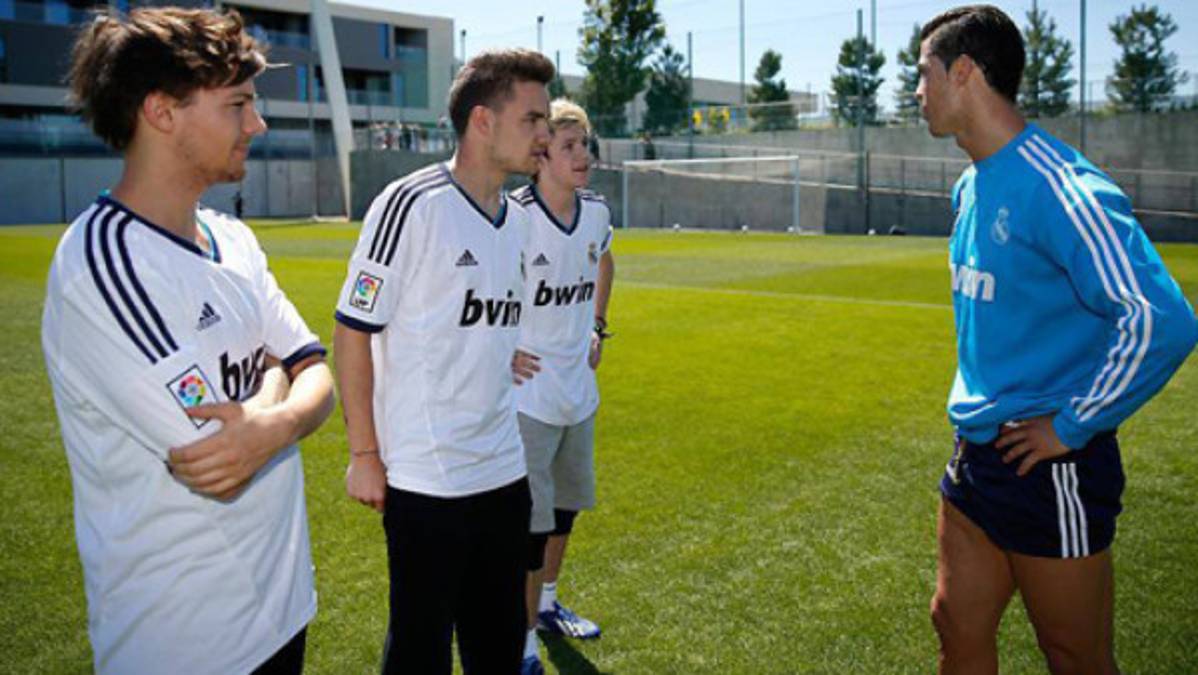 'One Direction” visitó entrenamiento de Real Madrid