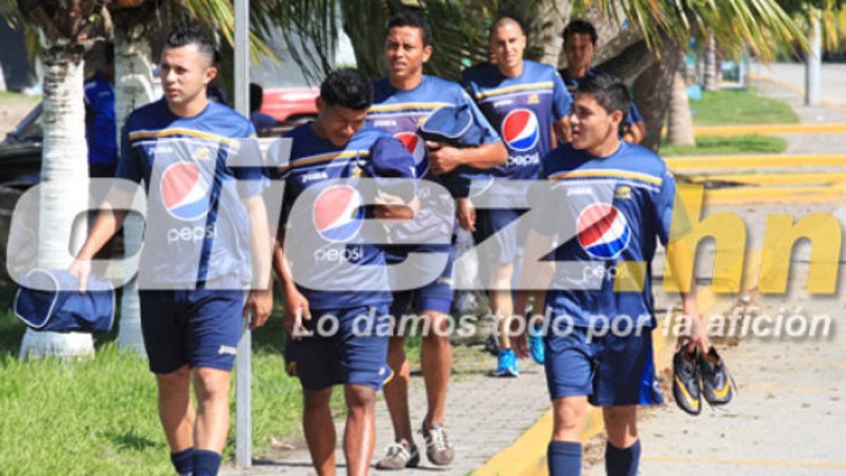 Alfredo Mejía ya entrenó con Motagua