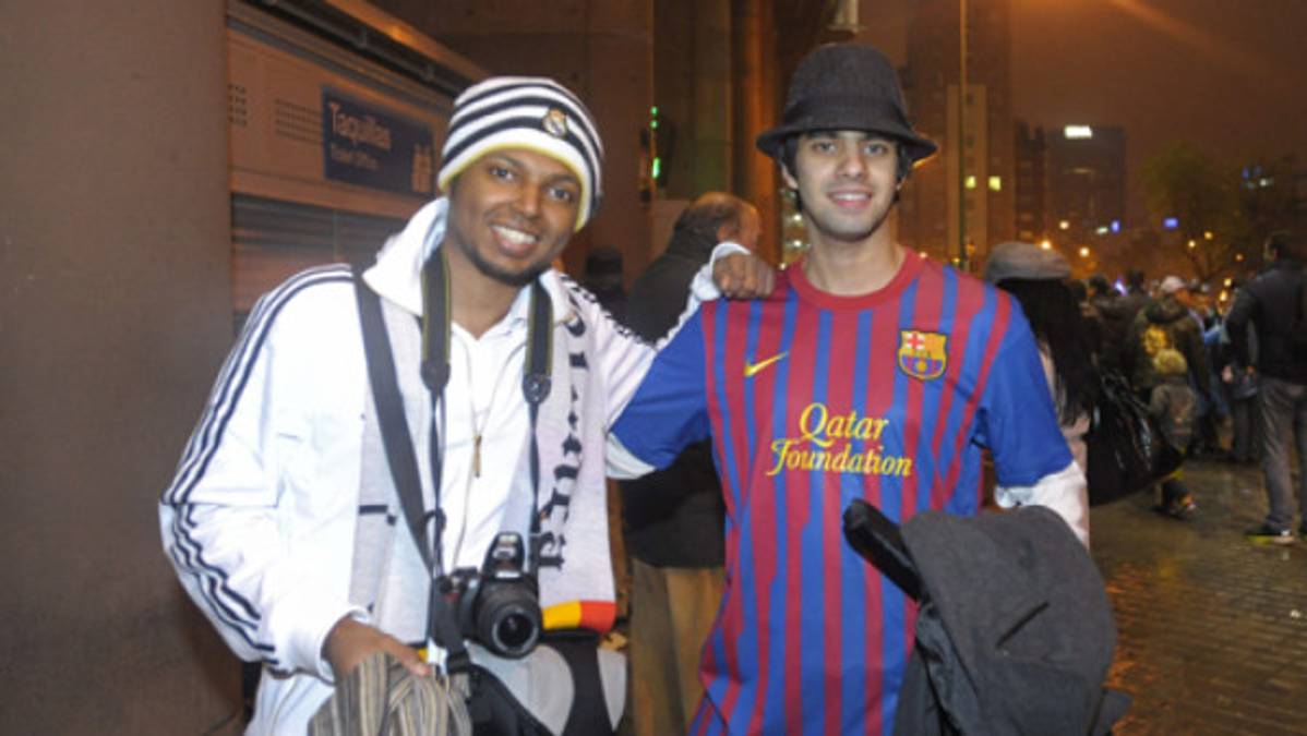 Así se vivió el ambiente del clásico español