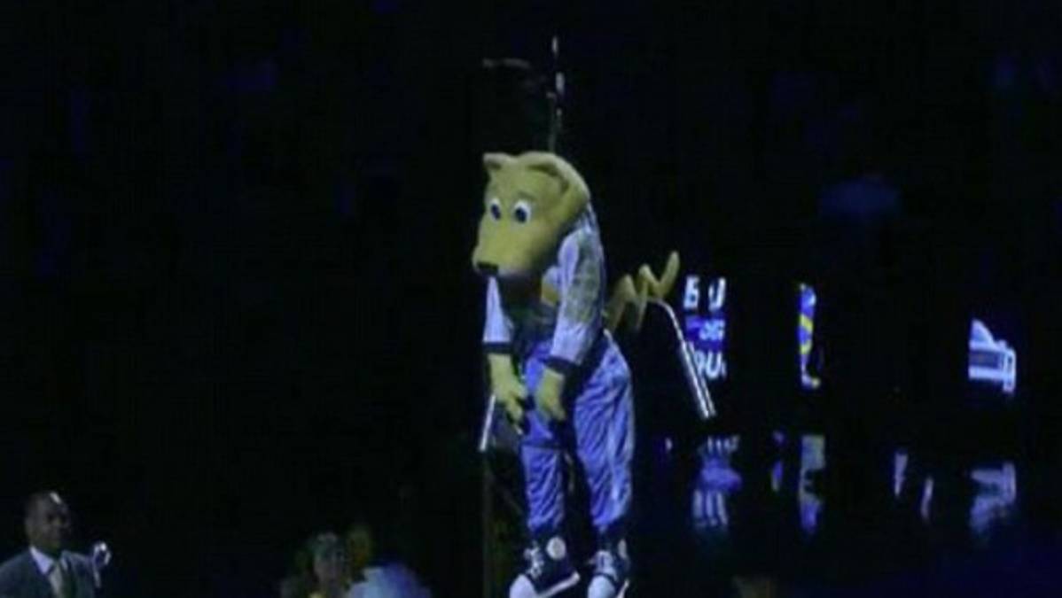 VIDEO: 'Rocky”, mascota de Denver, estuvo cerca de morir