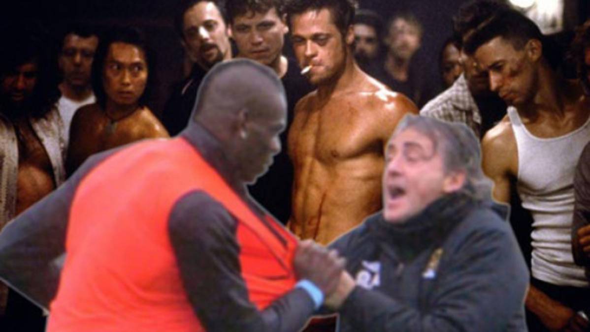 Se burlan de bronca entre Balotelli y Mancini