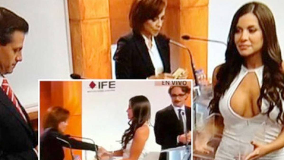 La edecán sensación en México es aficionada del Monterrey