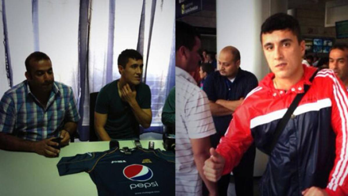 El uruguayo José Pablo Varela llegó para integrarse a Motagua