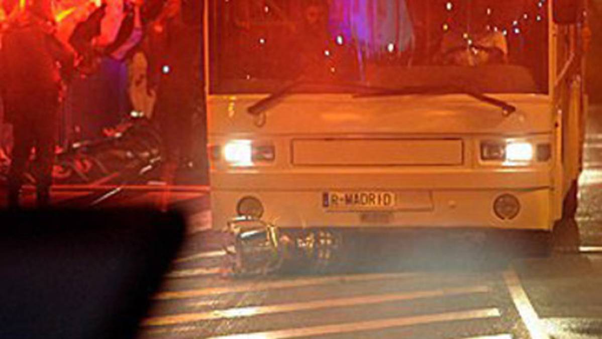 El bus del Real Madrid aplasta la Copa del Rey