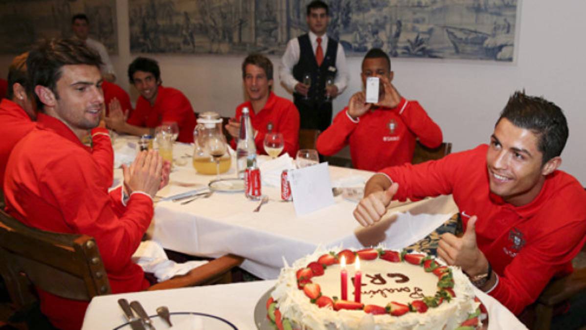 Cristiano Ronaldo recibió mucho cariño en su cumpleaños