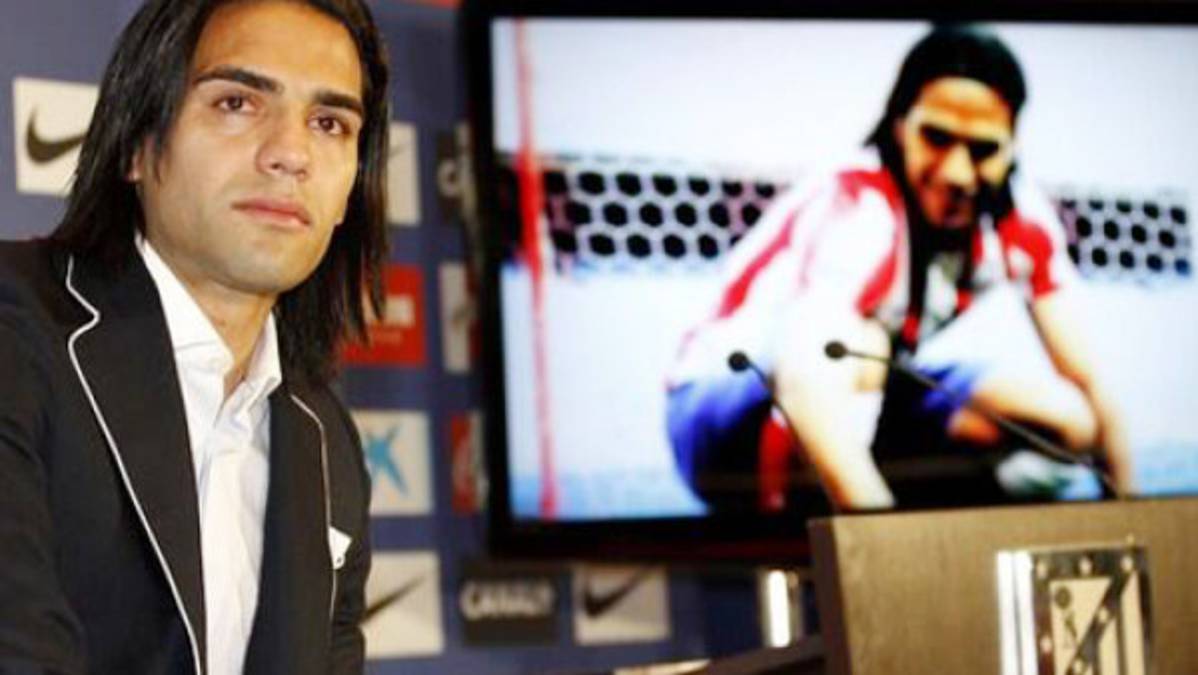 Falcao se despide llorando del Atlético de Madrid