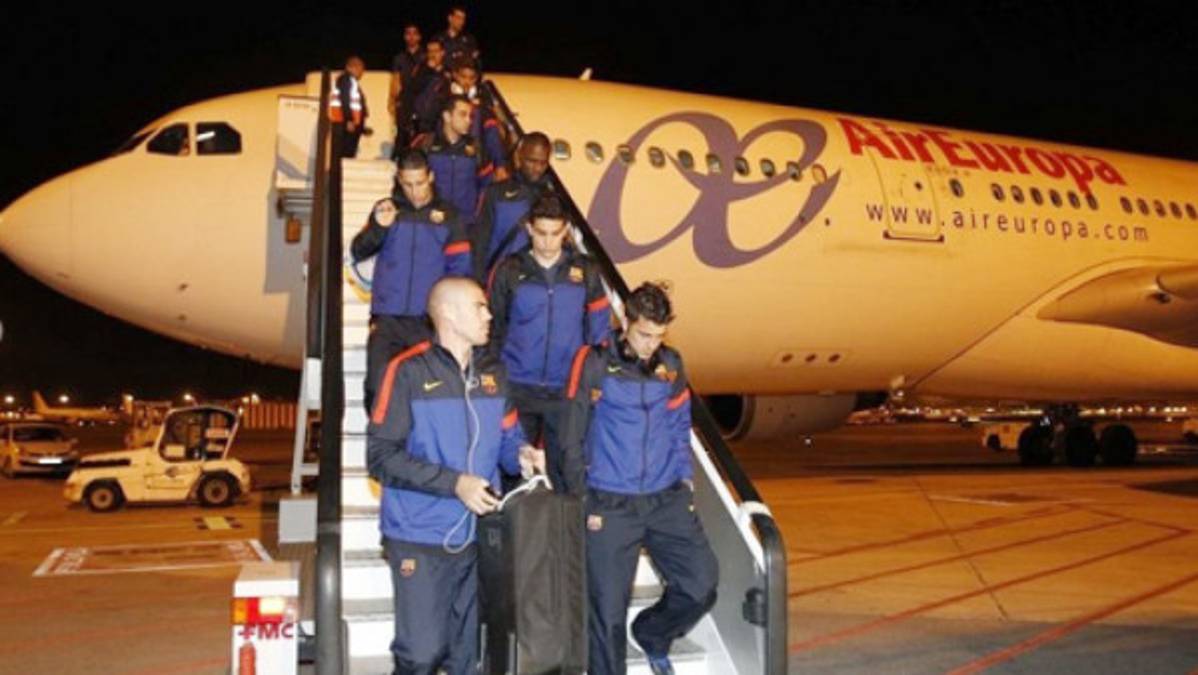 Barcelona regresa abatido tras la humillación en Múnich