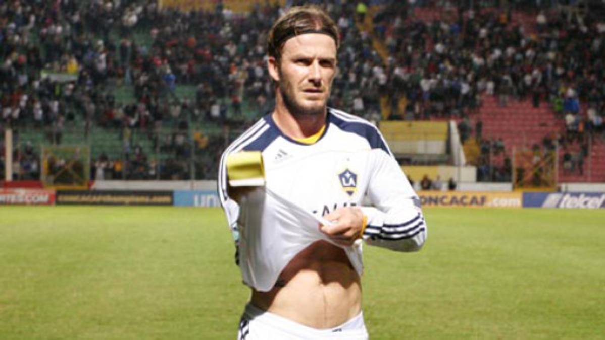 La chica de la camiseta de Beckham
