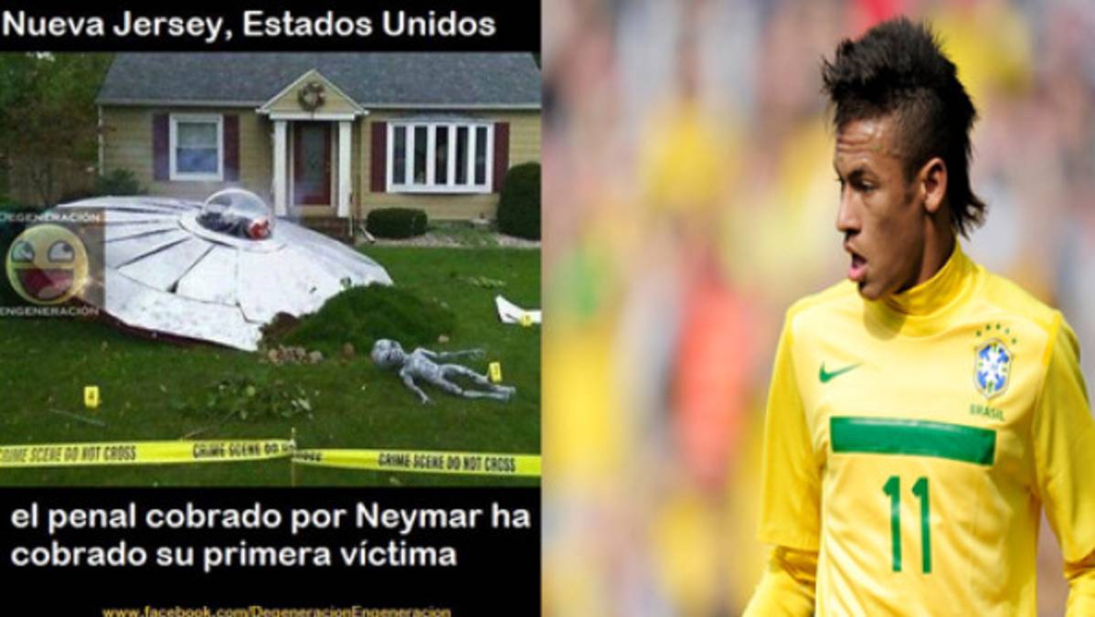 El mundo se burla del penal fallado por Neymar