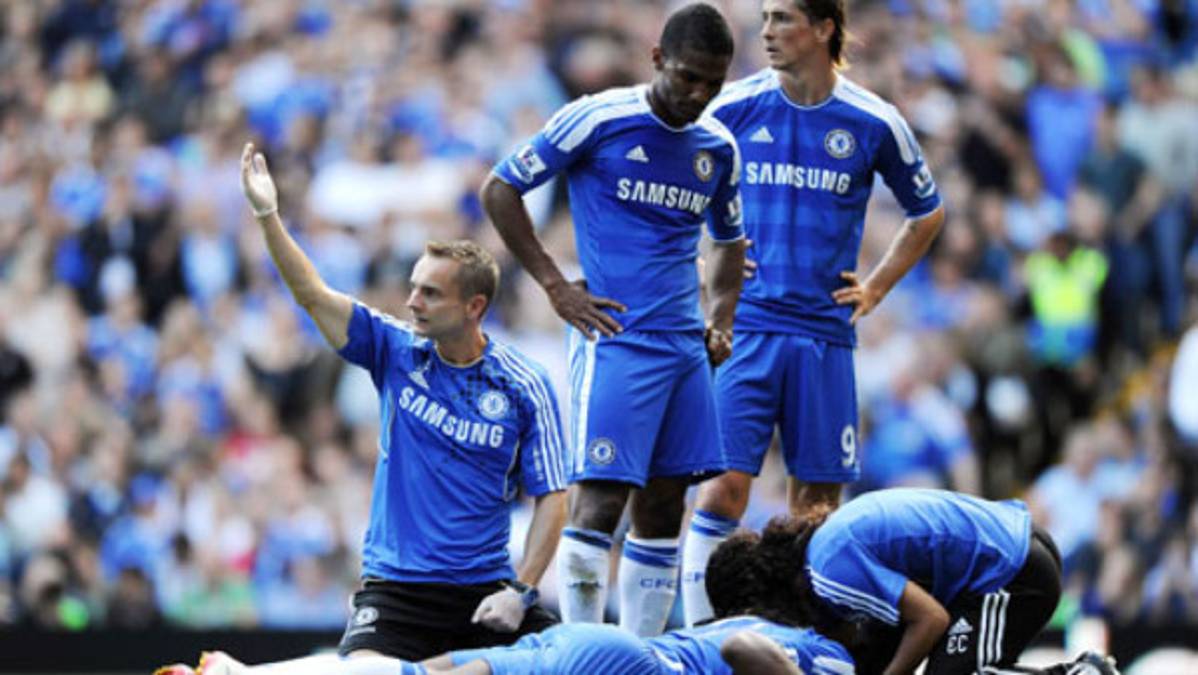 La escalofriante caída de Didier Drogba