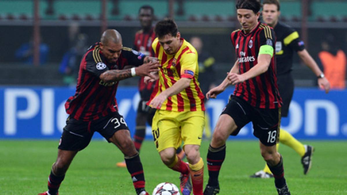 Leo Messi salva al Barcelona en San Siro