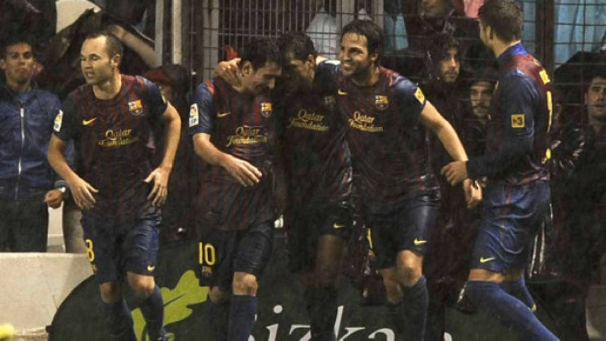 Messi terminó rescatando al Barcelona