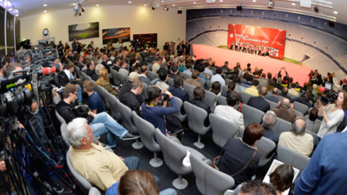 ¡Pep Guardiola, presentado en el Bayern Munich!