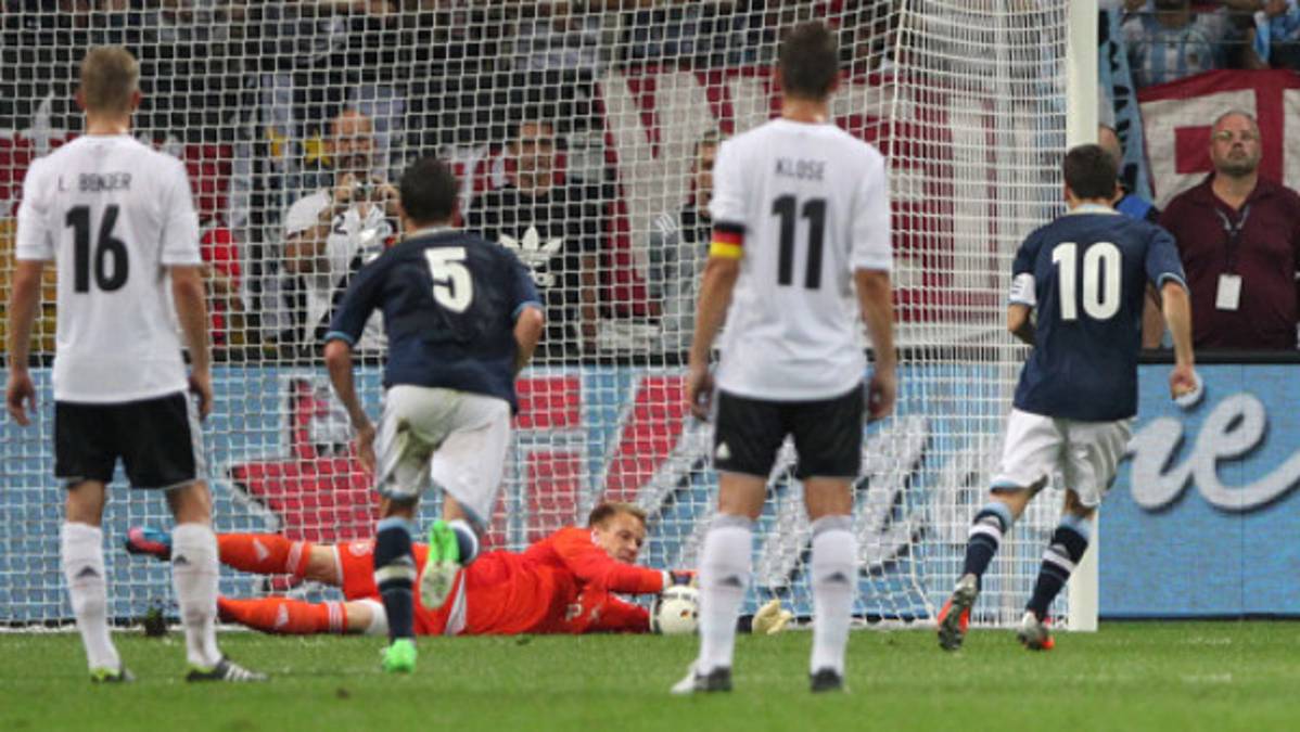 El increíble penal que falló Messi por primera vez con Argentina