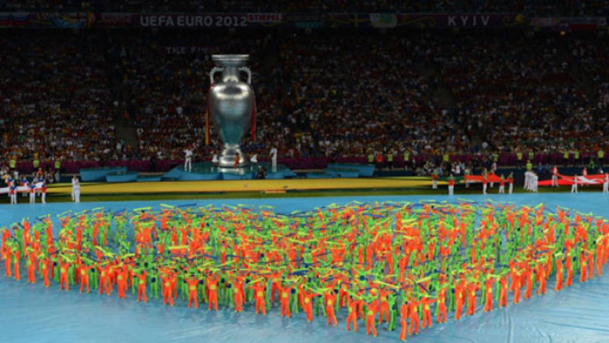 La ceremonia de clausura de la Euro, un espectáculo total