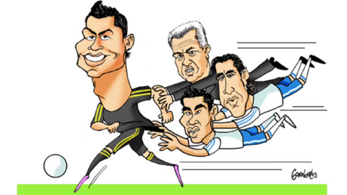 Real Madrid aplasta al Zaragoza en debut