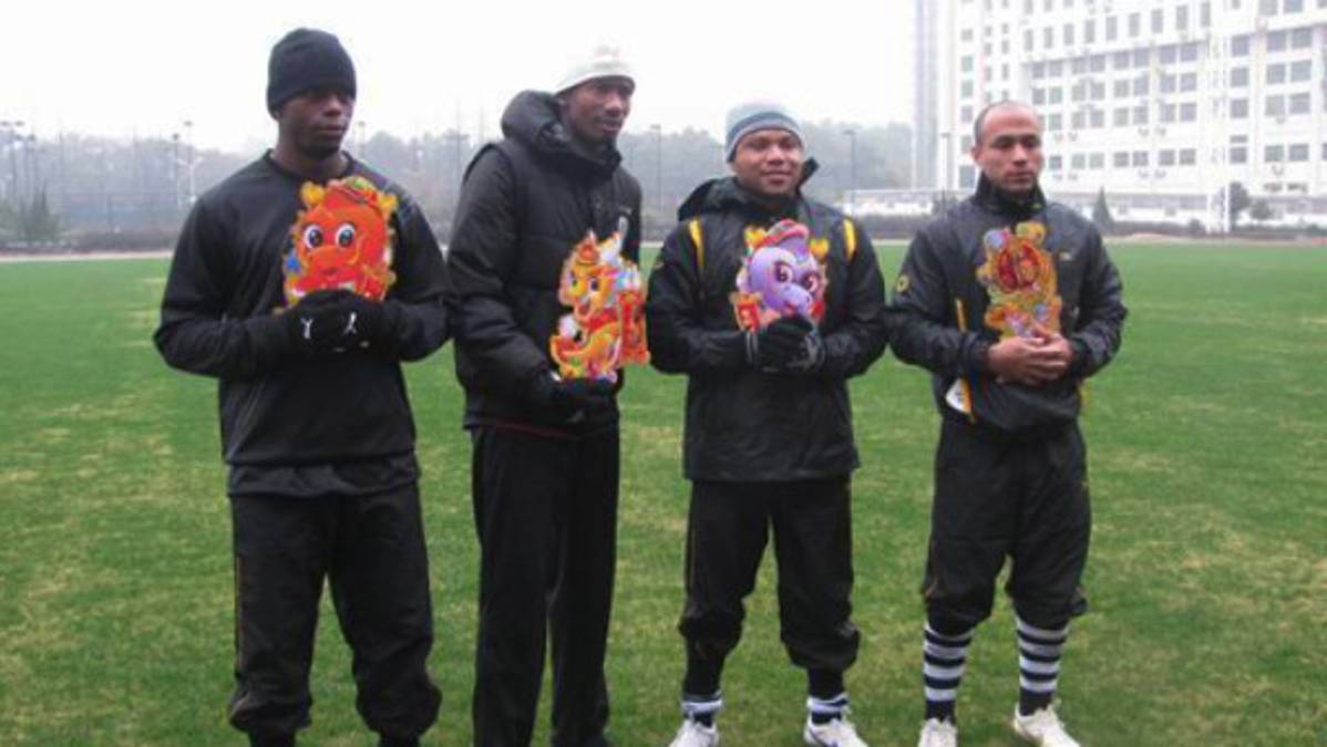 Así es la aventura de tres futbolistas hondureños en China