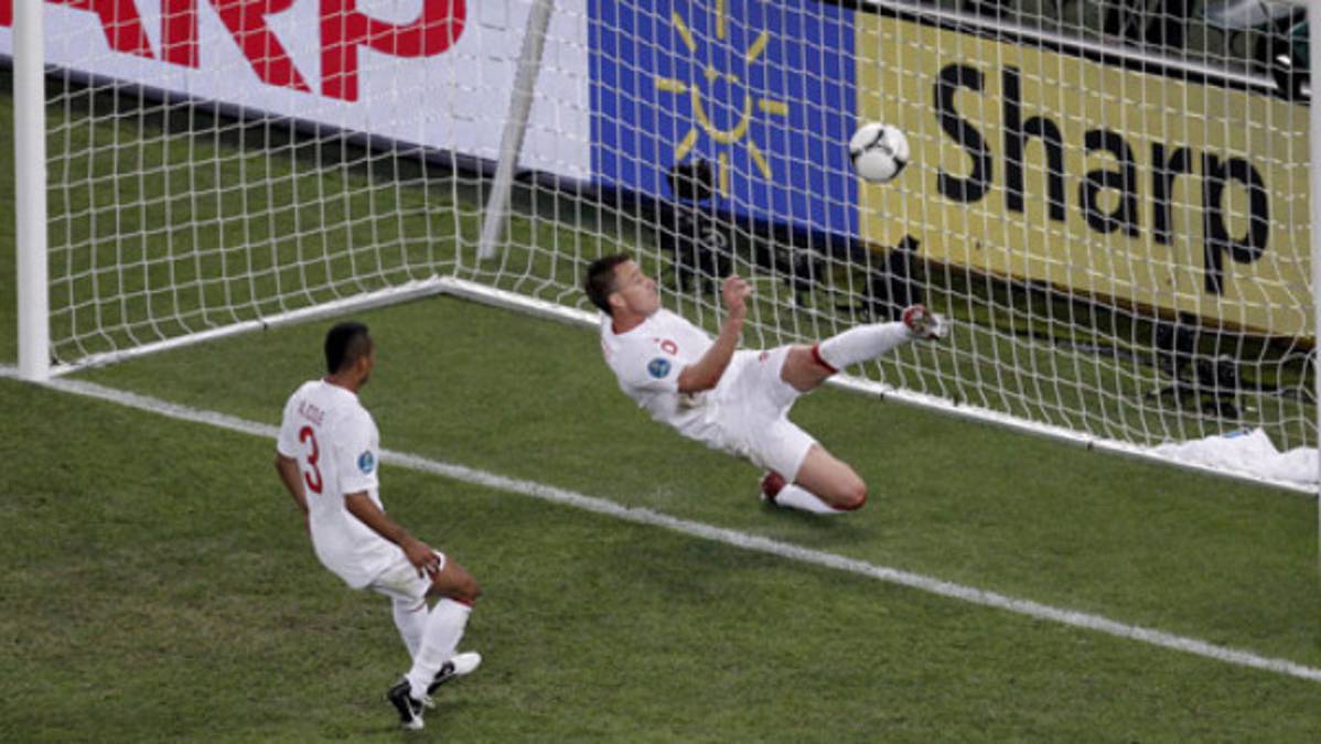 El polémico gol no marcado a favor de Ucrania