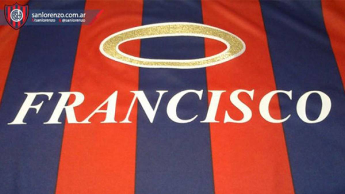 San Lorenzo diseña camiseta especial para el Papa Francisco