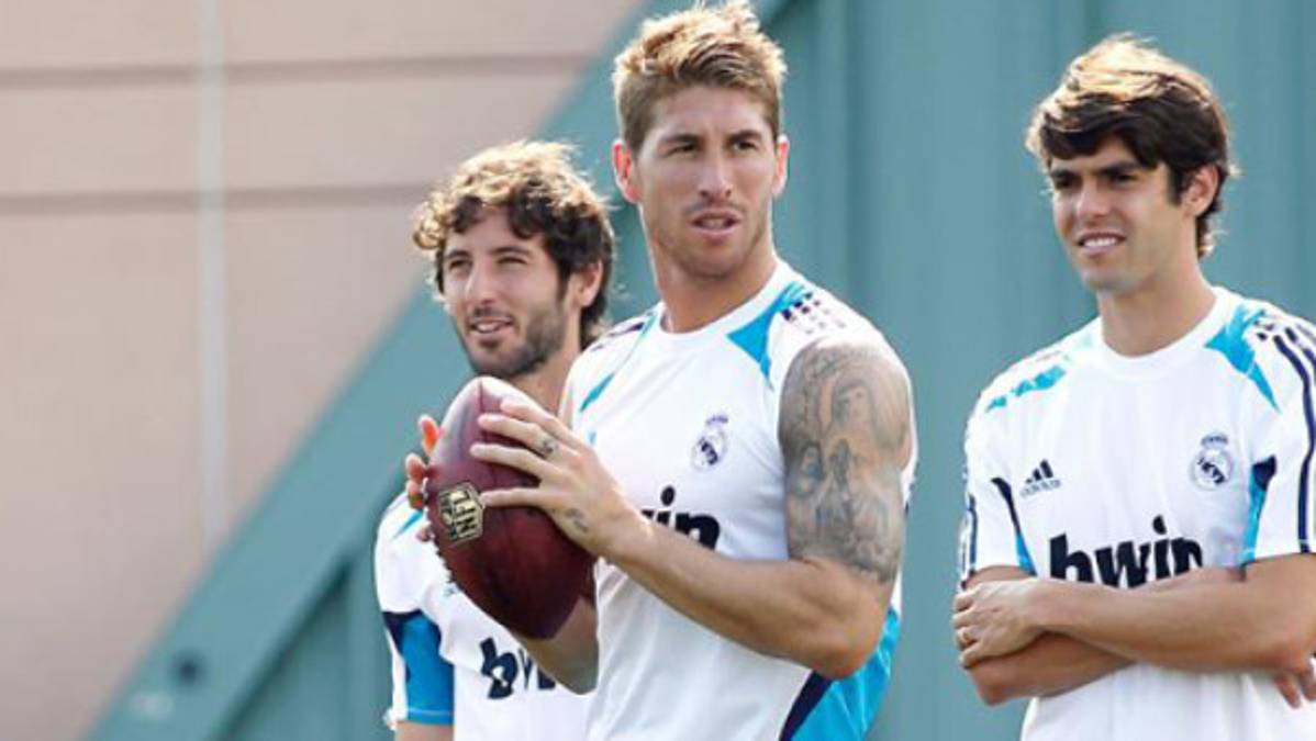 Real Madrid probó jugar al fútbol americano