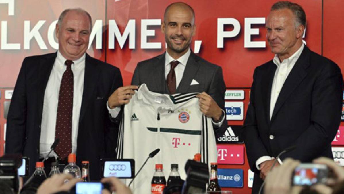 ¡Pep Guardiola, presentado en el Bayern Munich!