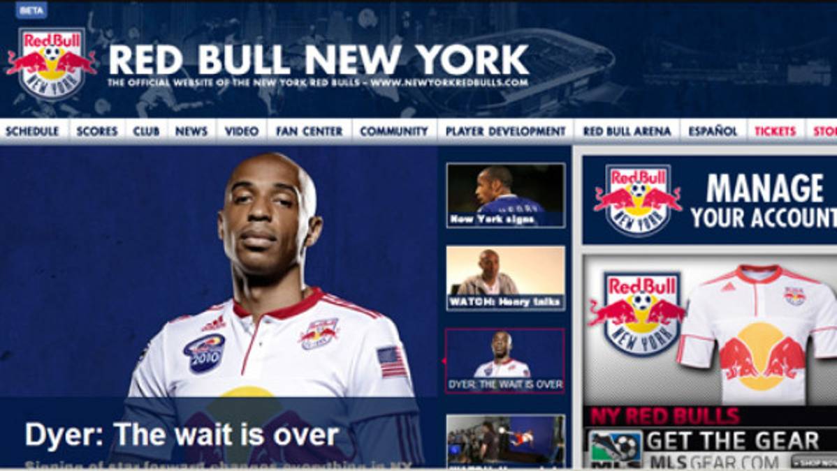 Henry ya es jugador de los Red Bulls