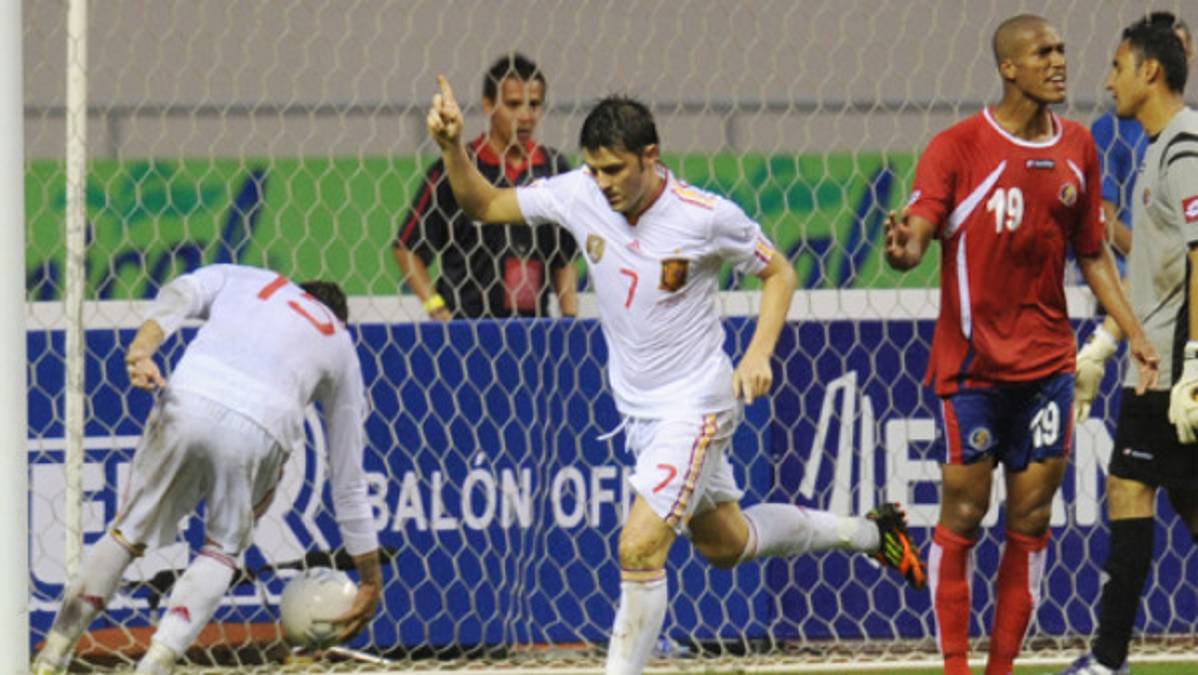 España frustró la alegría de Costa Rica