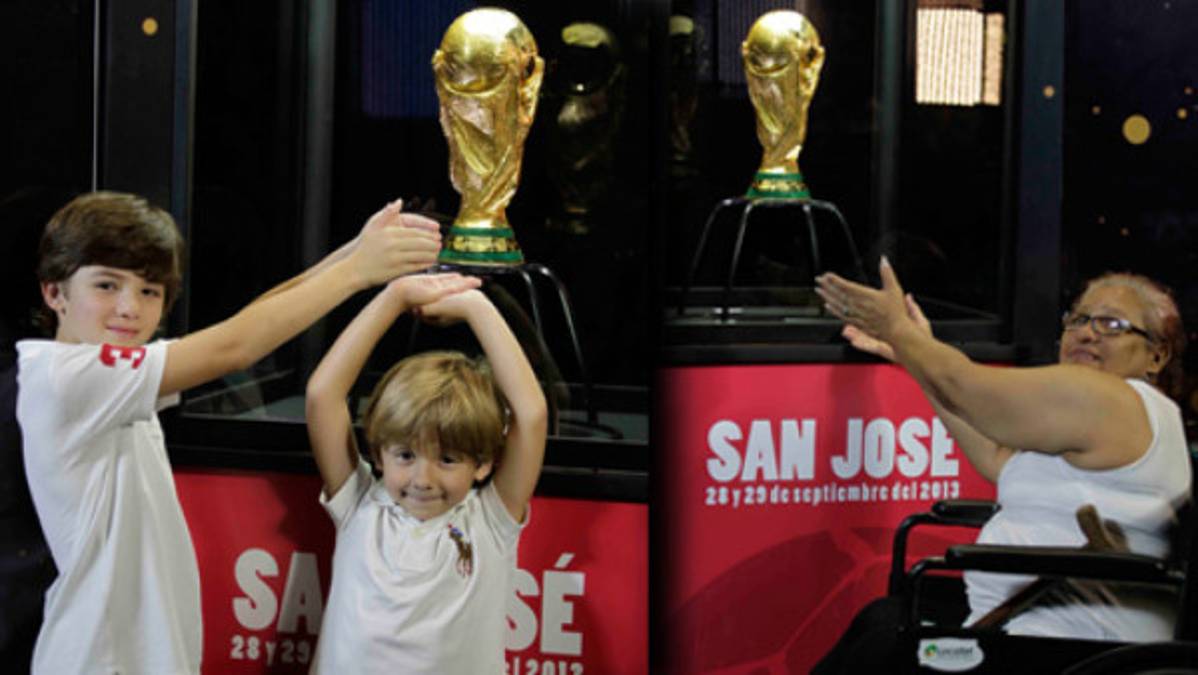 Costa Rica, primero de Latinoamérica en recibir Copa del Mundo