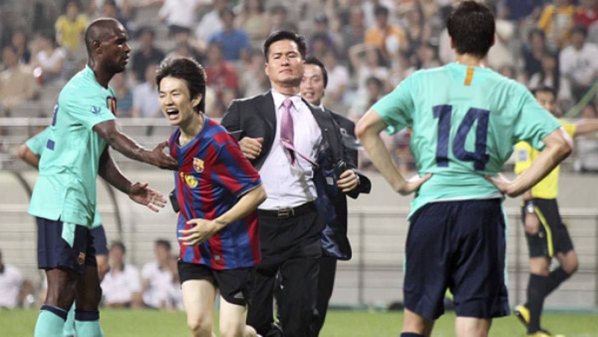 Messi juega y anota ante coreanos