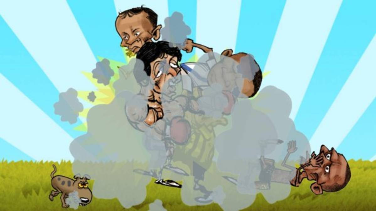 DIEZ-CÓMICS: El 'molote' se armó en el Nacional