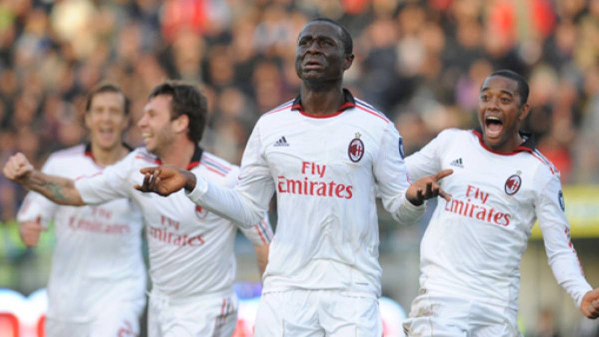 La celebración de Cassano en su debut