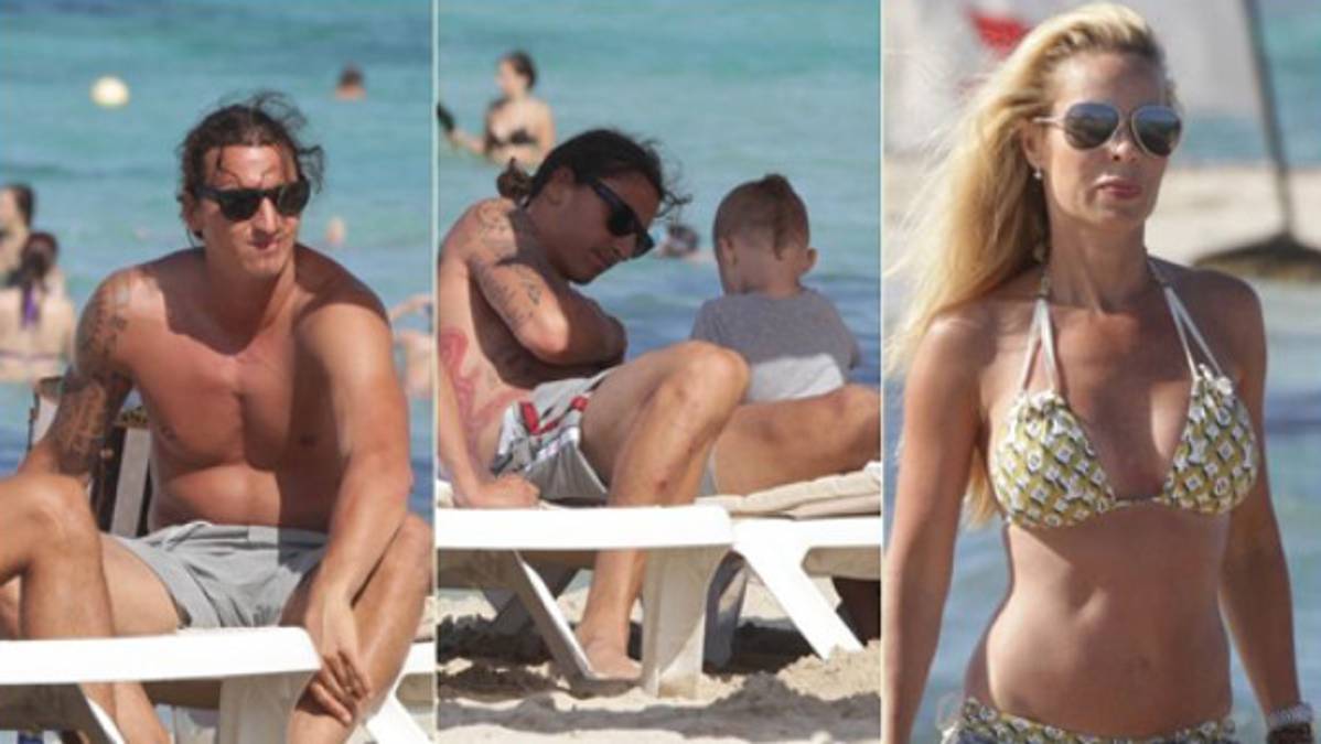 Ibrahimovic vacaciona en el mar, esperando al PSG