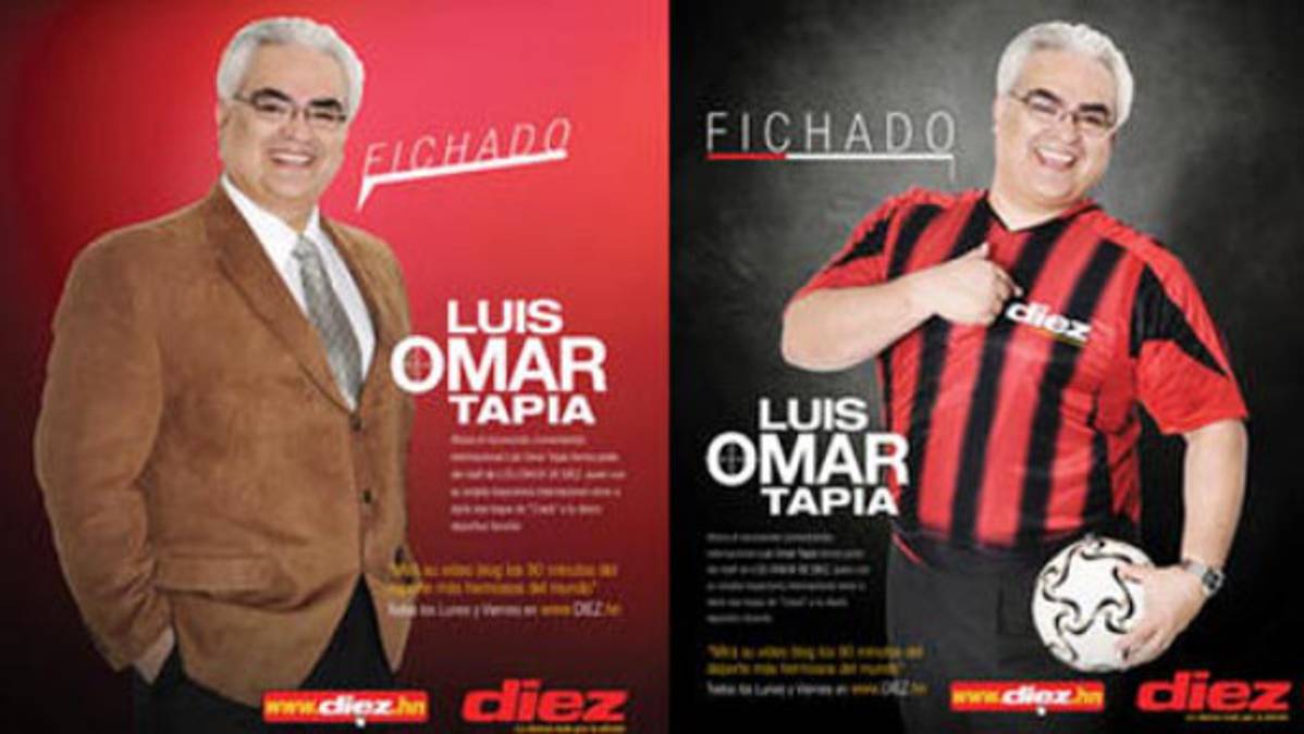 Luis Omar Tapia llegó a Honduras