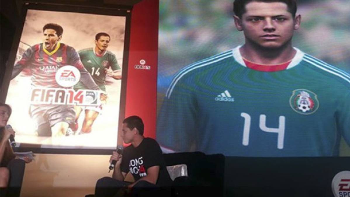 Mexicano 'Chicharito” Hernández es portada de juego FIFA 2014