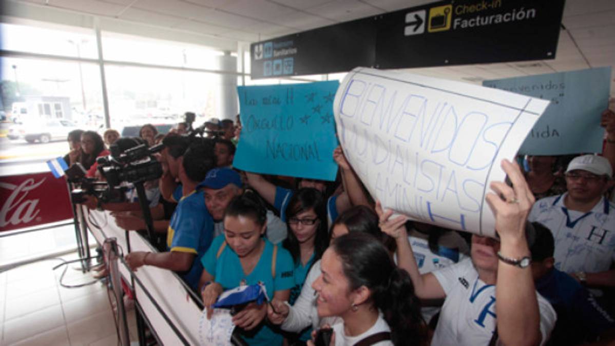 Sub-17 de Honduras fue recibida como grande