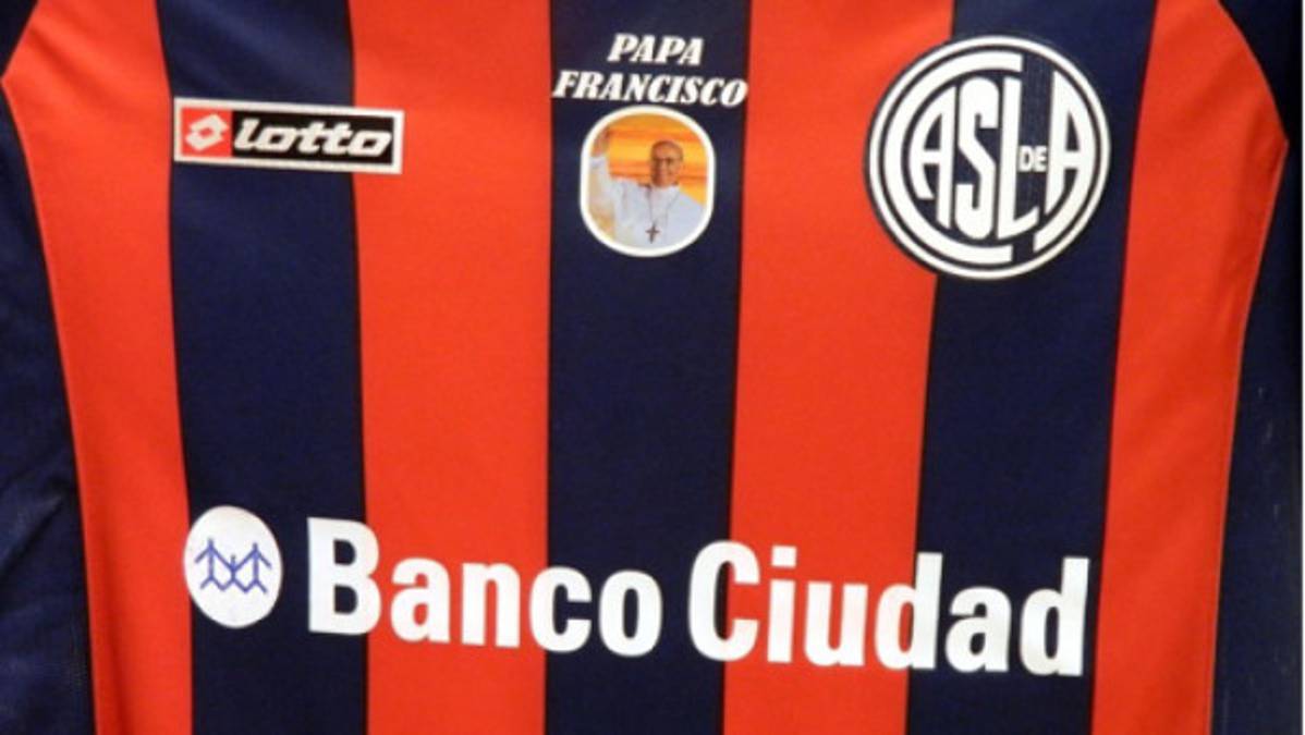 San Lorenzo diseña camiseta especial para el Papa Francisco