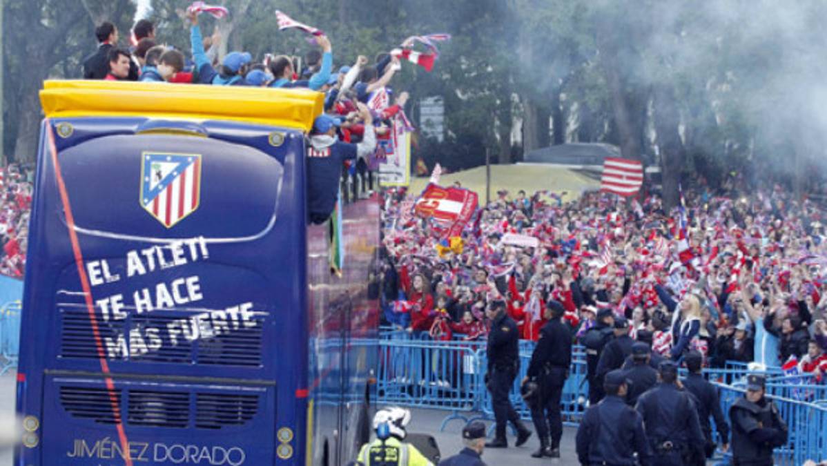 40 mil Atléticos festejan con la fiesta del campeón de Copa