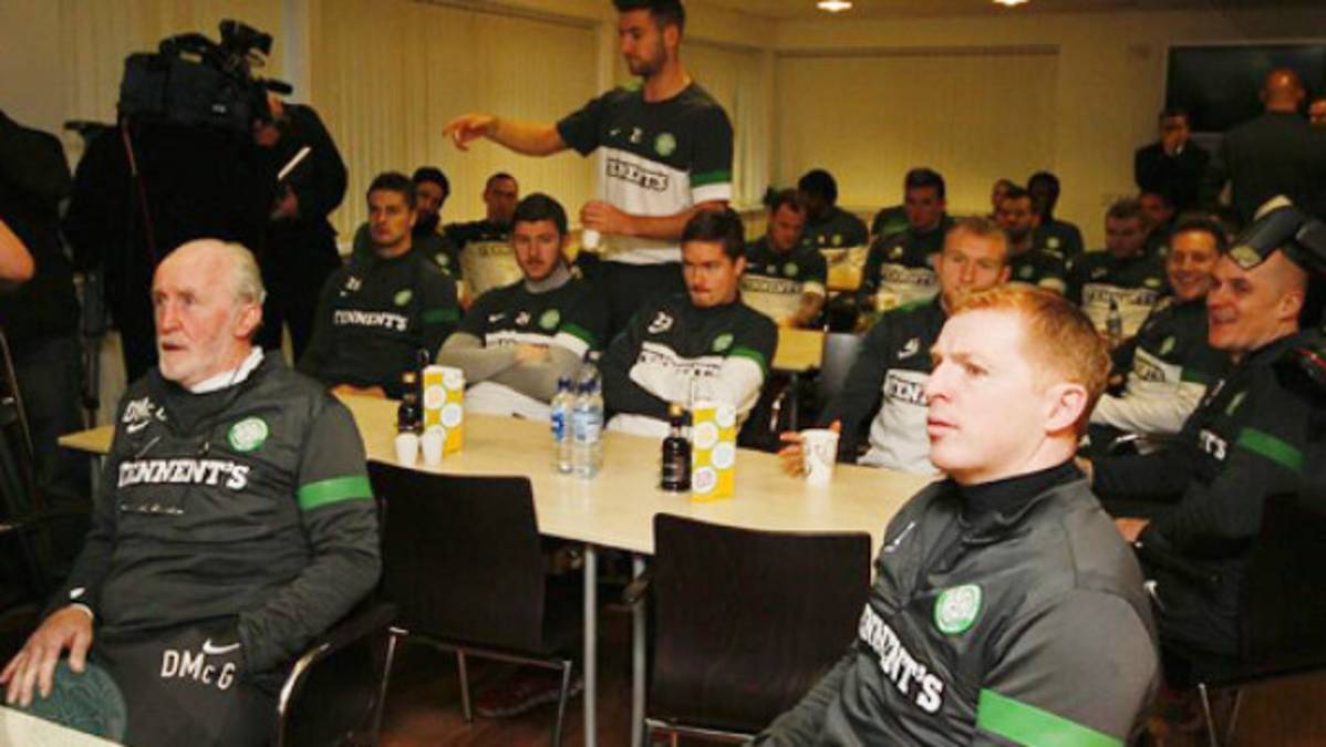 Así vivieron los jugadores del Celtic el sorteo de la Champions